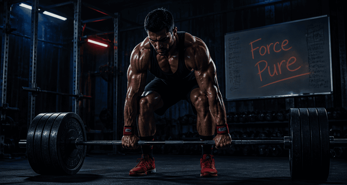 Musculation pour la force athlète soulevé de terre