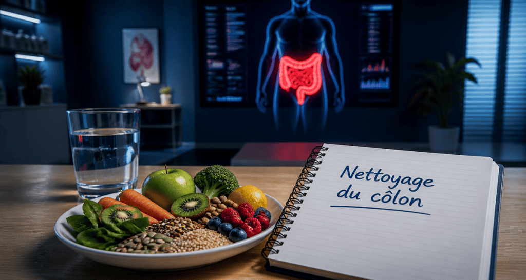 nettoyage du côlon et perte de poids, consultation, aliments riches en fibres