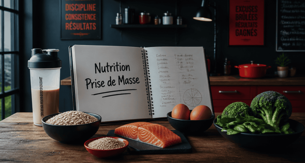 Prise de masse musculaire aliments sur plan de travail