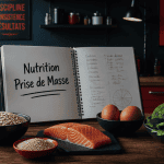 Prise de masse musculaire aliments sur plan de travail