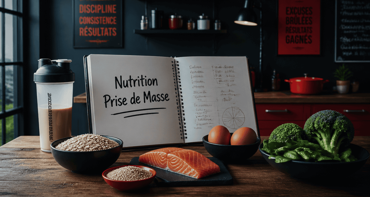 Prise de masse musculaire aliments sur plan de travail
