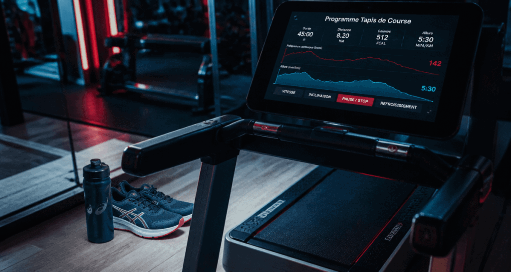 programme pour tapis de course en salle moderne