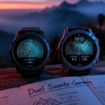 suunto ou garmin montres comparées sur table