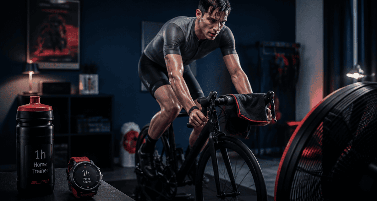 1h de home trainer par jour cycliste en salle