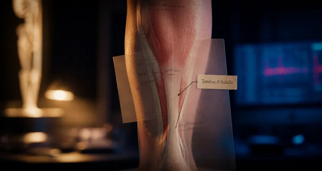 Anatomie muscle du mollet : triceps sural et tendon d’Achille