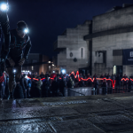 Brest Urban Trail 2025 : coureurs nocturnes à Brest, village BrUT 2025