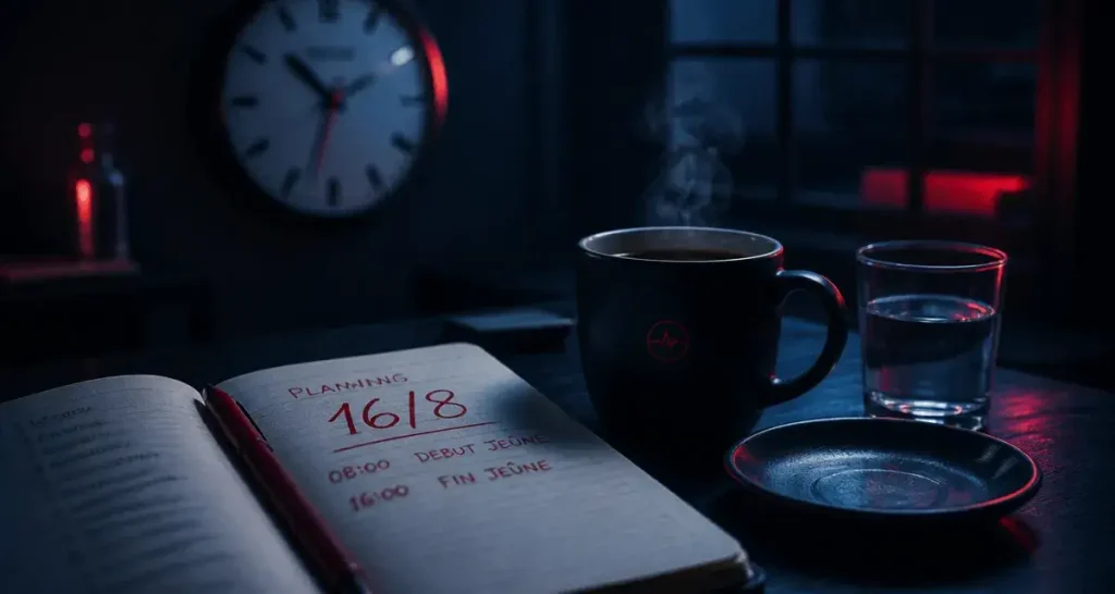 Comment faire le jeune intermittent : 16/8 et 5:2, café et planning