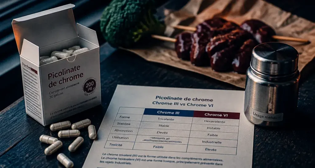 Picolinate de chrome danger : risques et toxicité