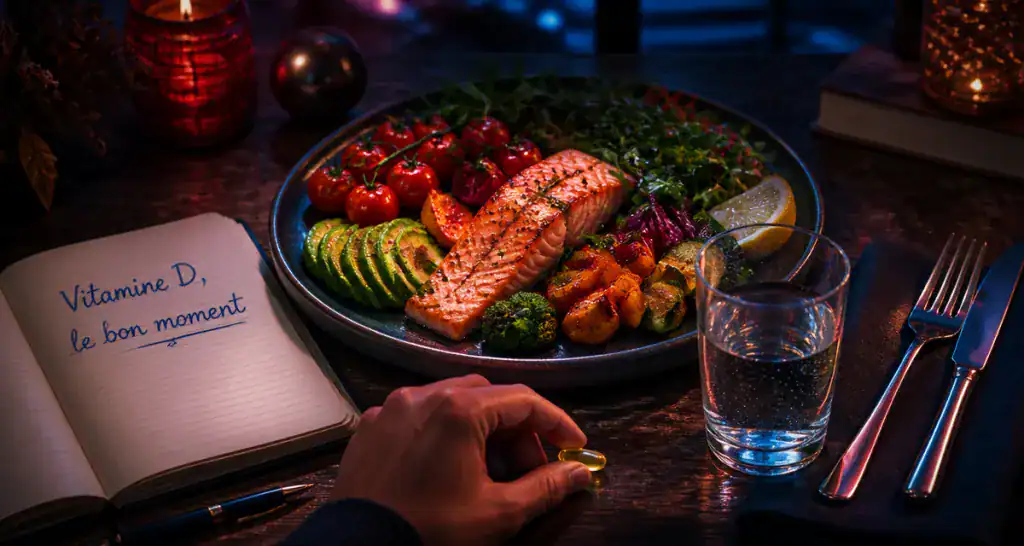 pourquoi prendre la vitamine d le soir plat et gélule