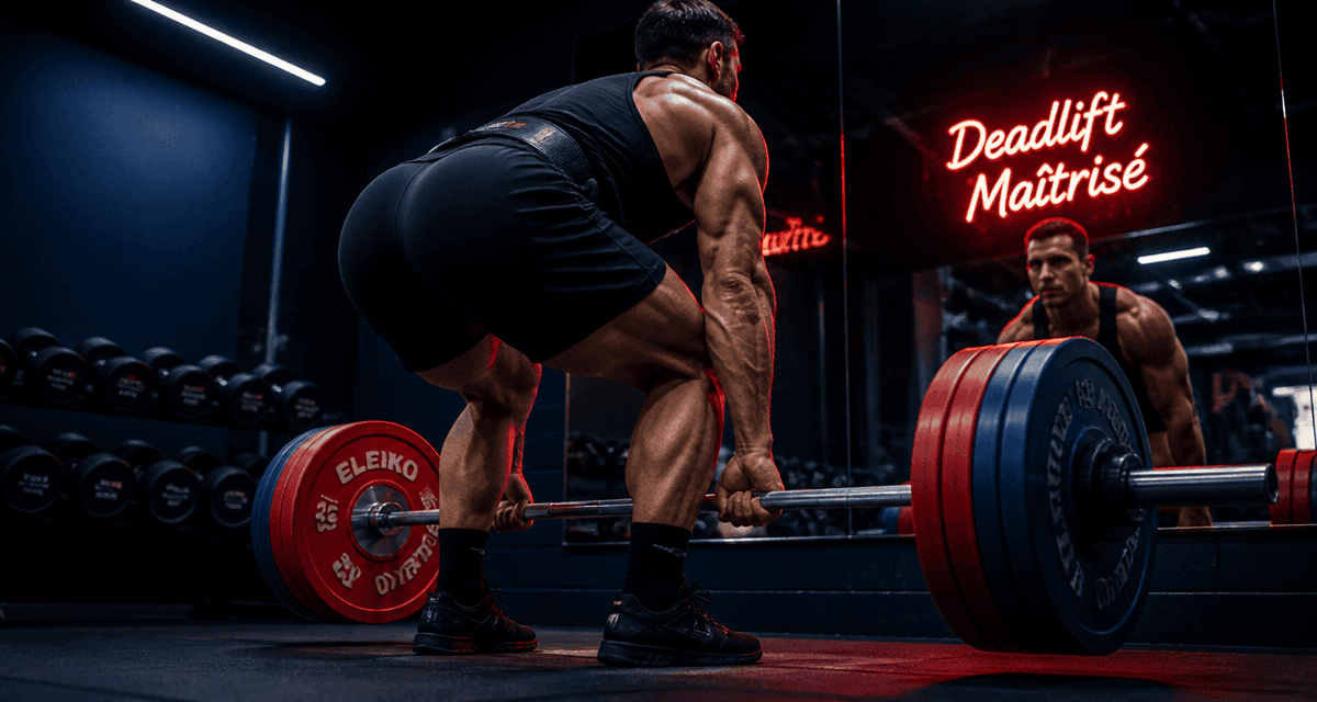souleve de terre muscle effort jambe dos