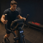 30 minutes de velo elliptique par jour : vélo elliptique et chronomètre