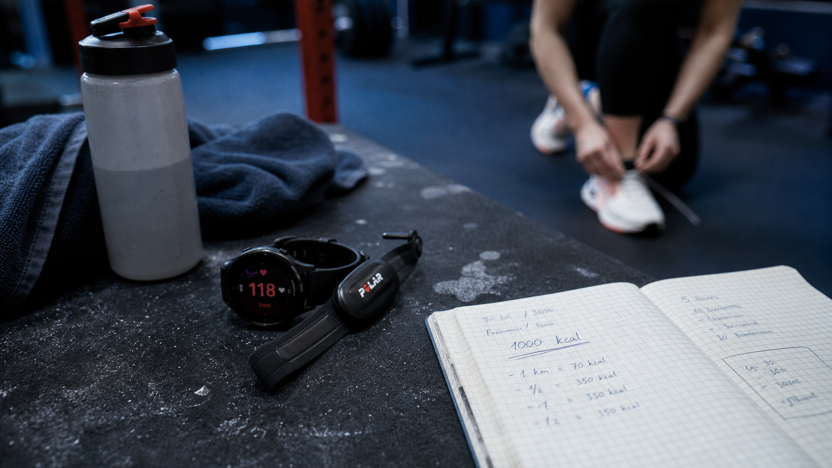 Bruler 1000 calories par jour : montre cardiofréquencemètre et calculs 1000 kcal