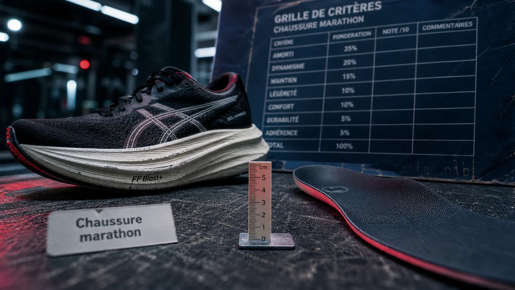 Chaussure pour marathon : confort, performance et carbone