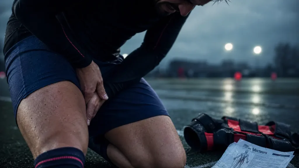Douleur à l’aine, elongation adducteur après sprint