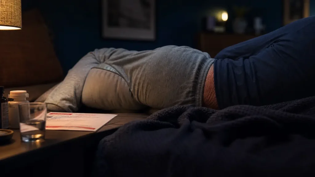 Douleur à la hanche la nuit : côté, aine ou fesse, la localisation change tout