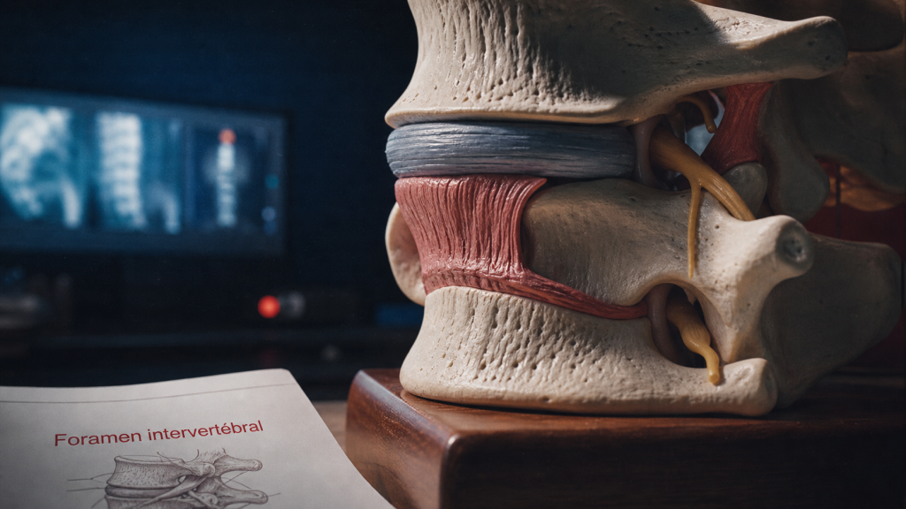 Foramens intervertébraux : anatomie et racine nerveuse