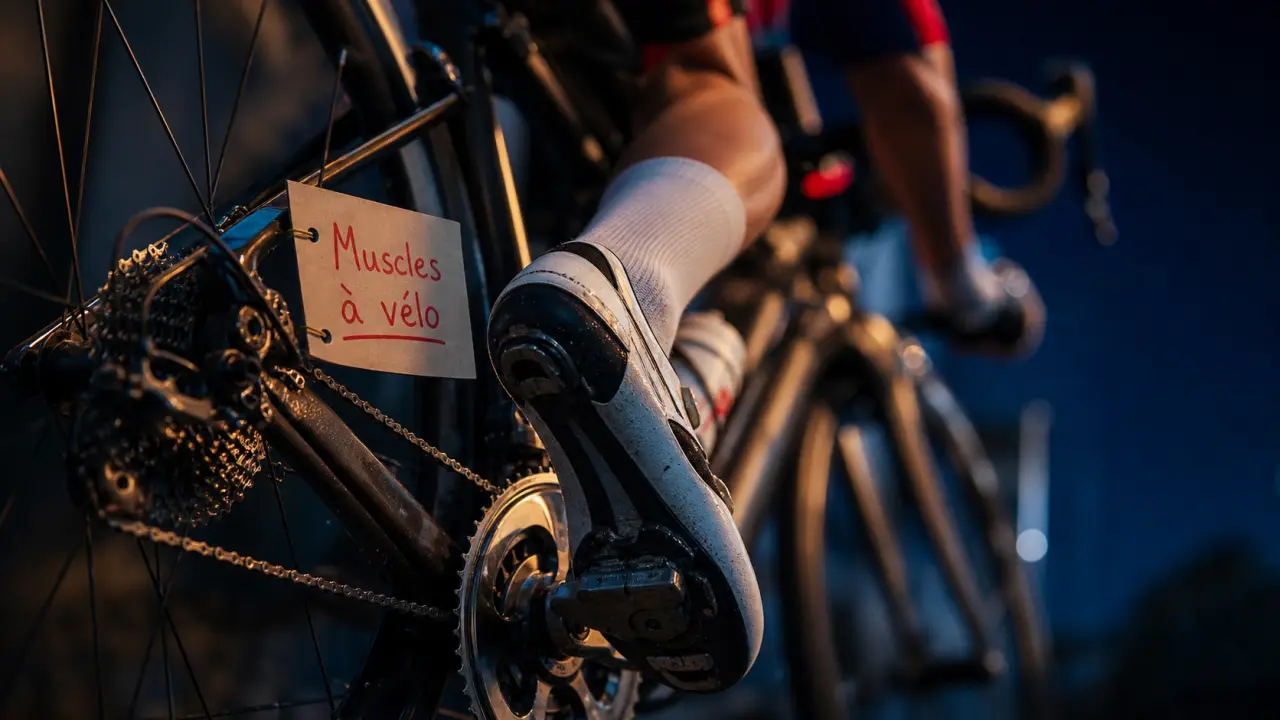 Muscle velo : cuisses, fessiers, mollets et posture sur vélo de route