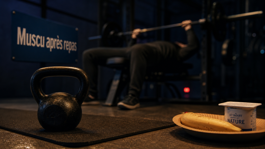 Muscu apres manger : attendre après un repas avant de s’entraîner