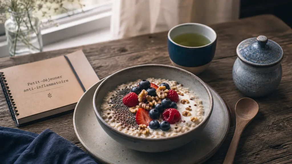 Petit déjeuner anti inflammatoire : fibres, protéines et erreurs à éviter