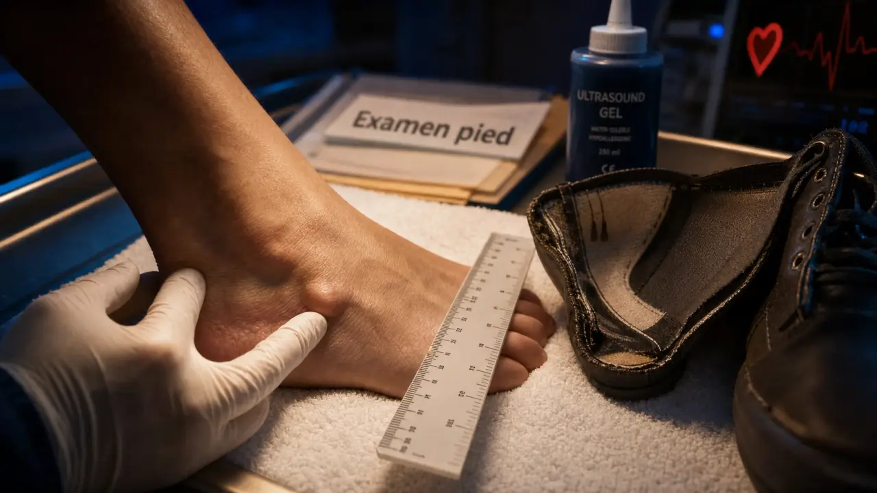 Petite boule sur le côté du pied : examen pour fibrome plantaire, kyste synovial ou durillon