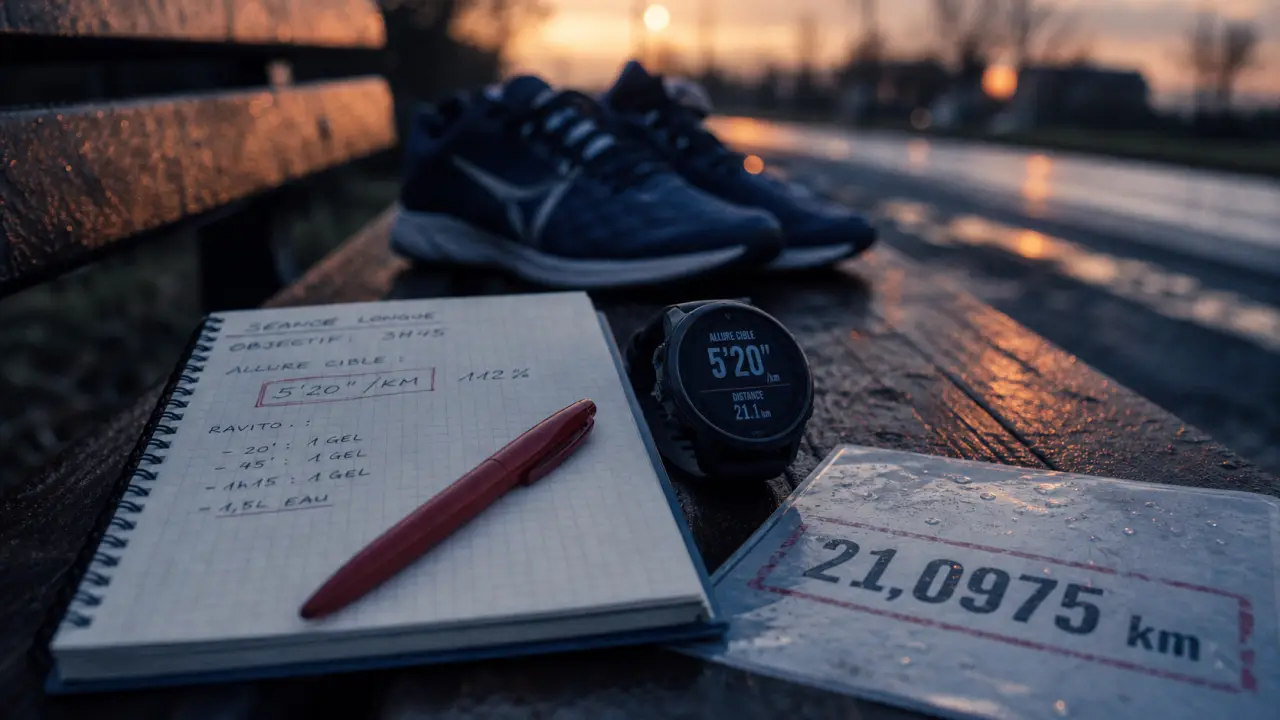 Preparation semi marathon : carnet d’entraînement et allure cible pour 21,0975 km