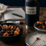 Tableau calories fruits secs : repères collations
