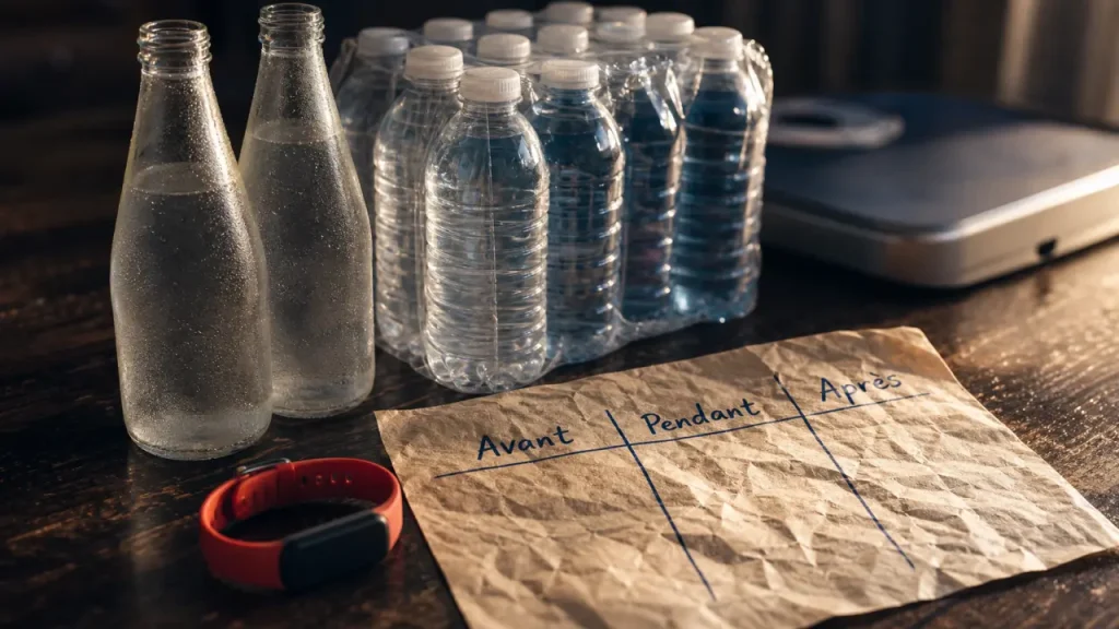 Avant, pendant, après : quelle eau pour sportif selon l’effort ?
