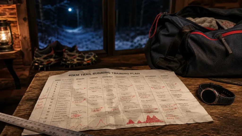 Trail 40 km : 12 semaines, 5 séances et du D+ sans surcharge