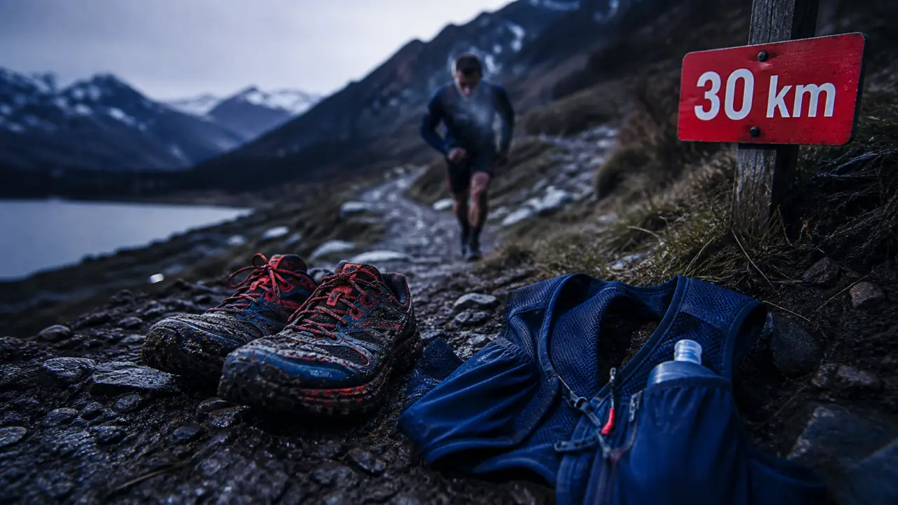 Préparation trail 30 km : chaussures sur côtes et sentier boueux, D+ et affûtage
