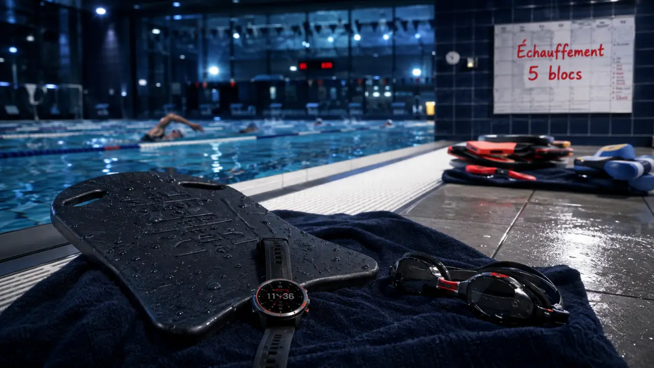 Entrainement natation : 100 m, 2 km ou fractionné en piscine