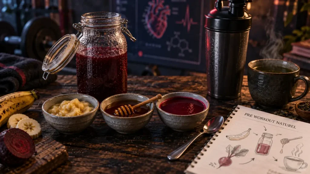 3 recettes de pre workout naturel pour l’énergie, l’endurance et la prise de masse