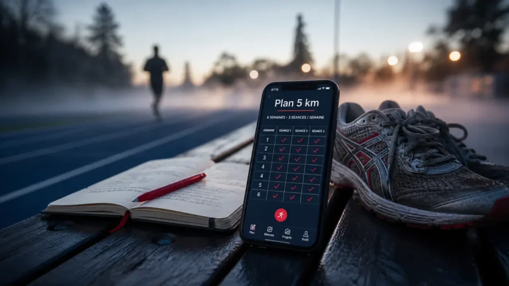Courir 5 km sans s’arrêter en 6 semaines : le plan débutant en 3 séances et PDF