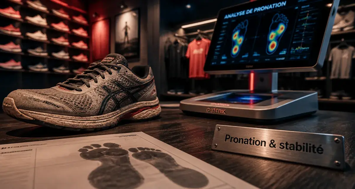 Pronation pied : scanner de pied et empreinte pour analyser la foulée