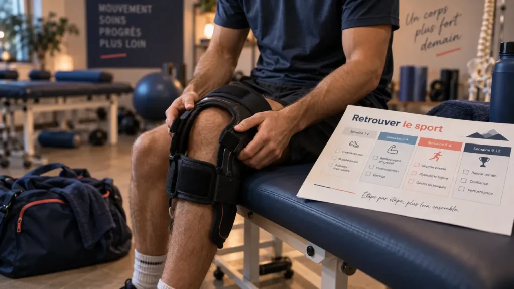 Rupture du ligament croisé : combien de temps pour guérir, marcher et reprendre le sport ?