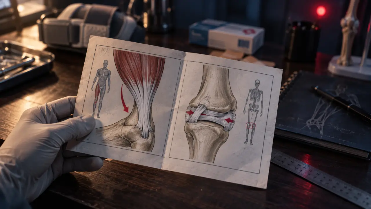 Difference entre tendon et ligament : entorse ou tendinite