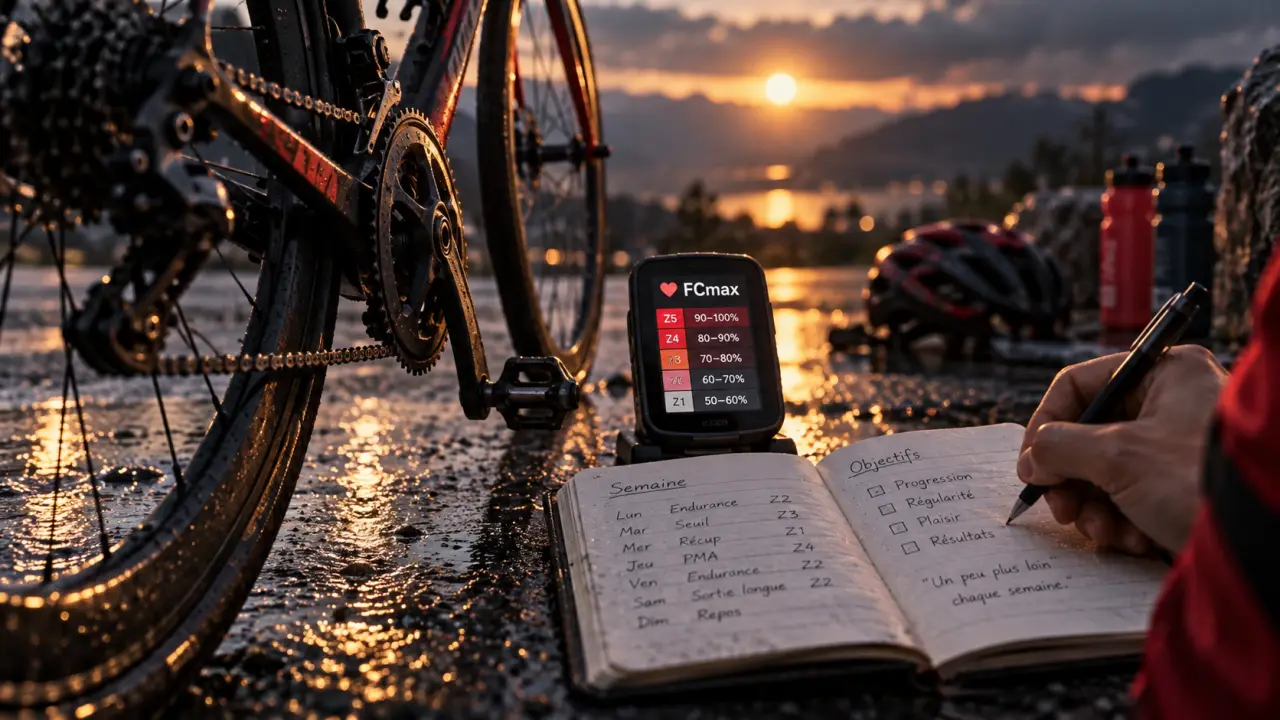Entraînement velo : vélo sur route humide et plan d’entraînement hebdo