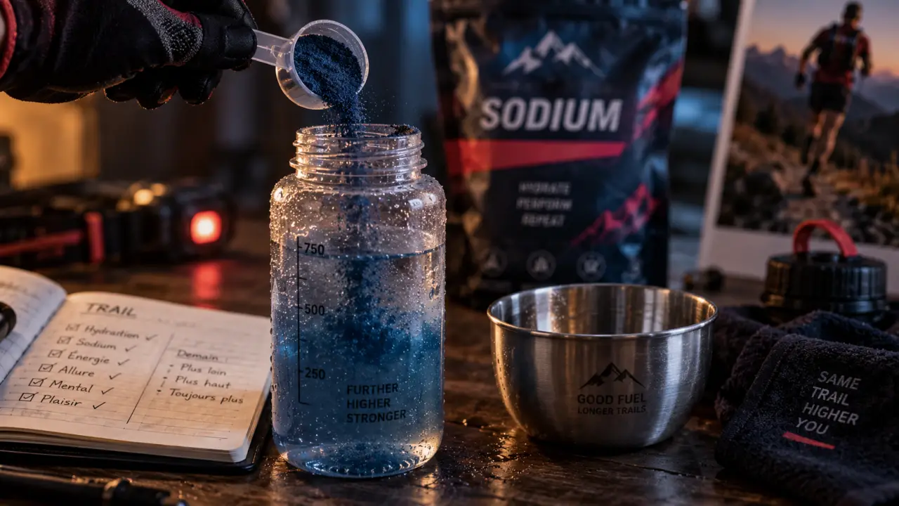 Meilleur boisson isotonique avec sodium : poudre dans bidon, effort
